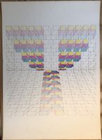 Lithographie - abstrakt - konstruktivistisch