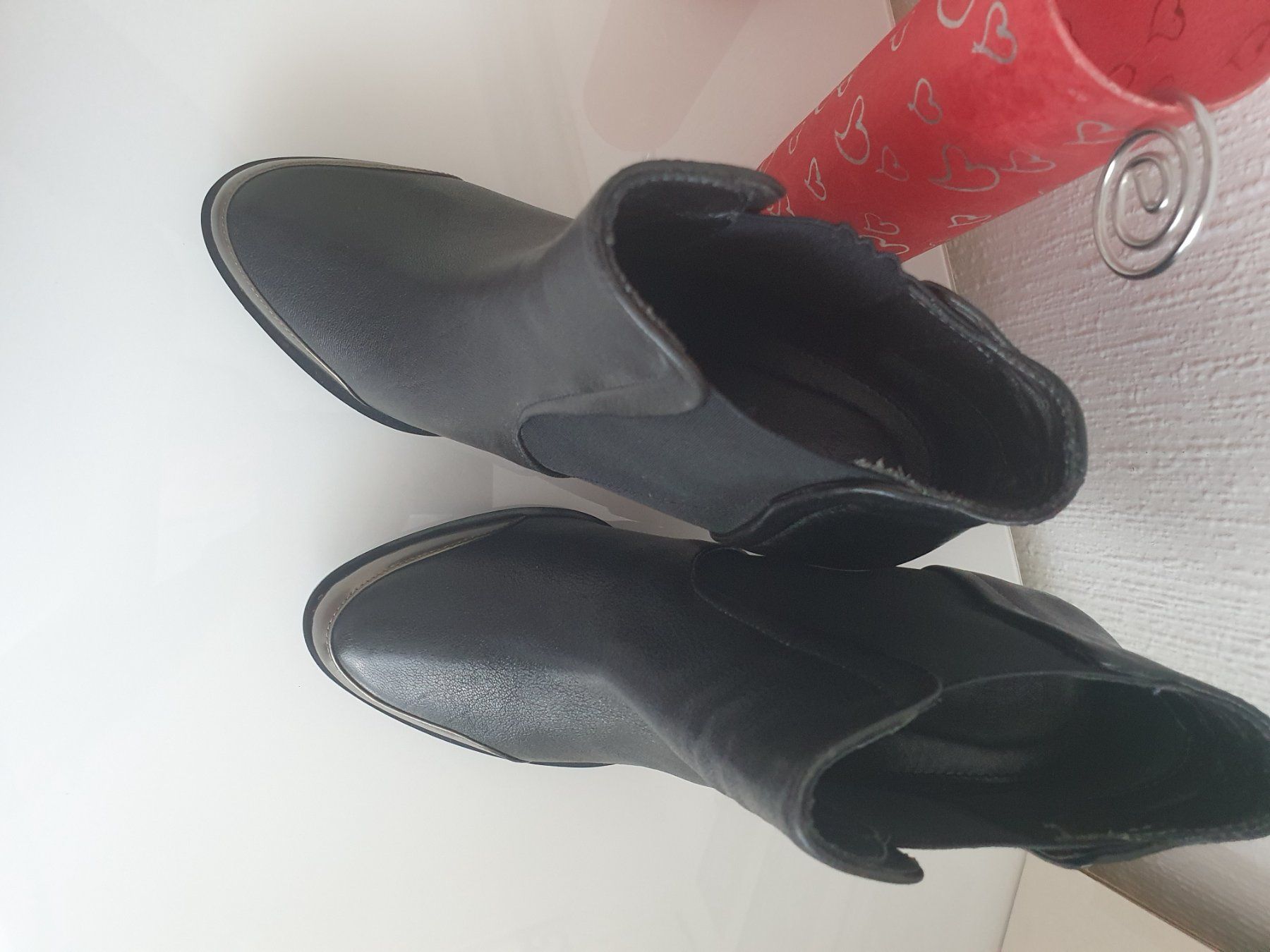 Navyboot Damenschuhe: Bottines noires à talons hauts Navyboot, pointure 39 – Neu (gemäss Beschreibung) aus Prilly von RoDyRe 8