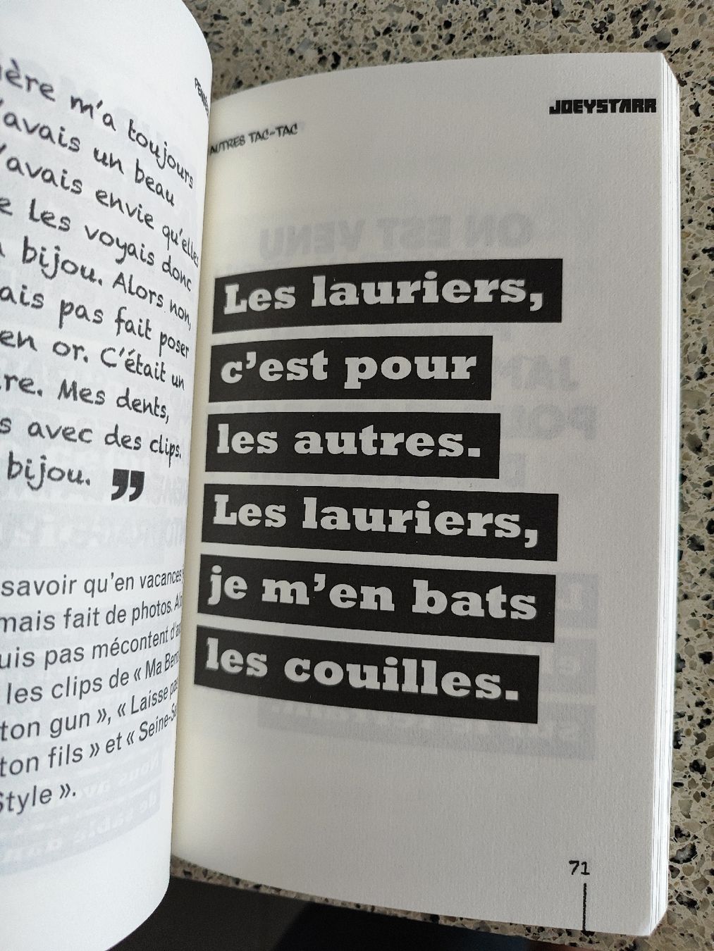 Livres: Livre Joey Starr  – Neuf avec emballage d'origine à Ursy par Sebastien-85 2