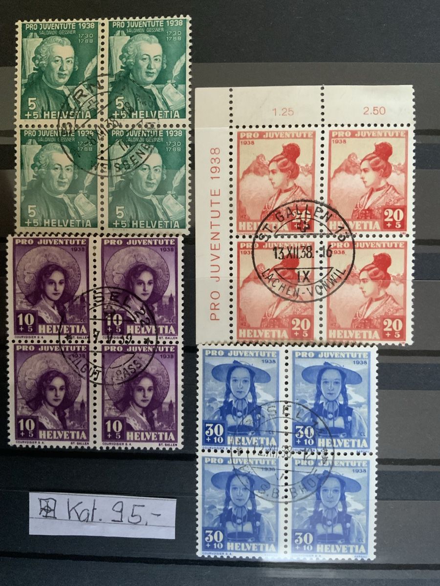 Alle Briefmarken: Juventute Briefmarken – Gebraucht aus Binningen von chr_cr5n