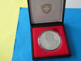 Schweiz 1990, 5 Franken Gedenkmünze PP in Etui - G. Keller