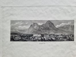 SCHWYZ AQUATINTA BLATTGRÖSSE CA.34X25CM