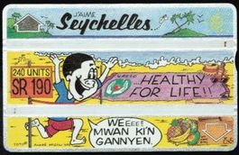 Telefonkarte Seychellen SEY-24a (311C) Healthy for life