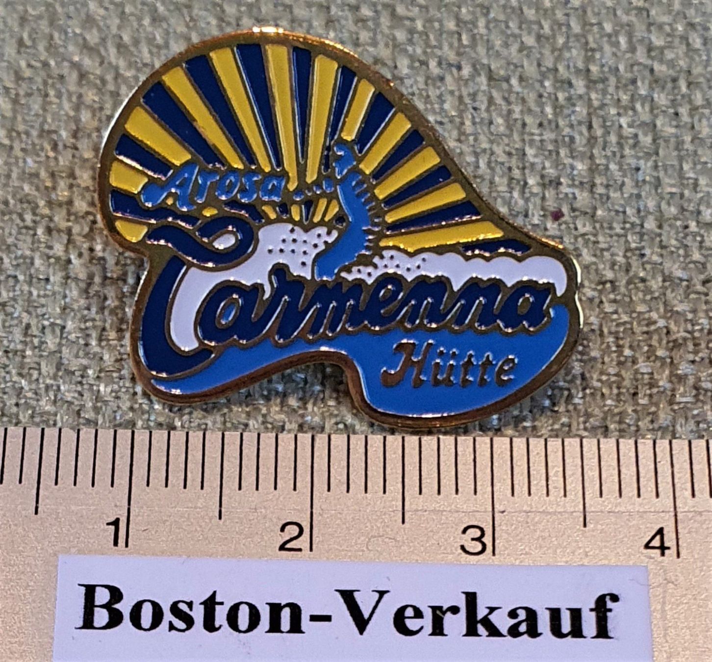 Placchette & Badge: A183 - Pin  Arosa Carmenna Hütte – Usato da Reinach BL venduto da Boston-Verkauf 1