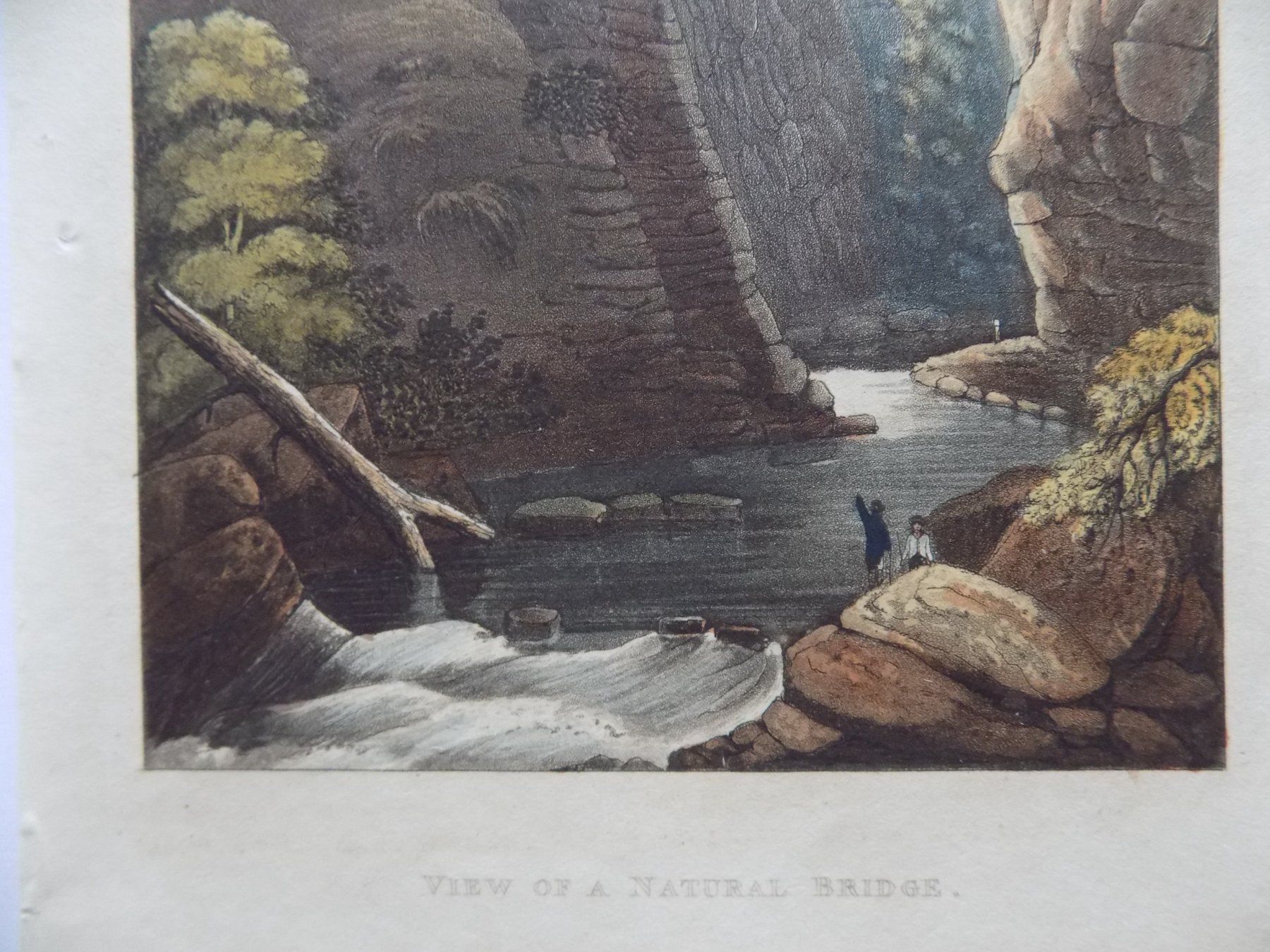 Incisioni: Natural Bridge Kupferstich – Usato da Risch venduto da Antikfee 1