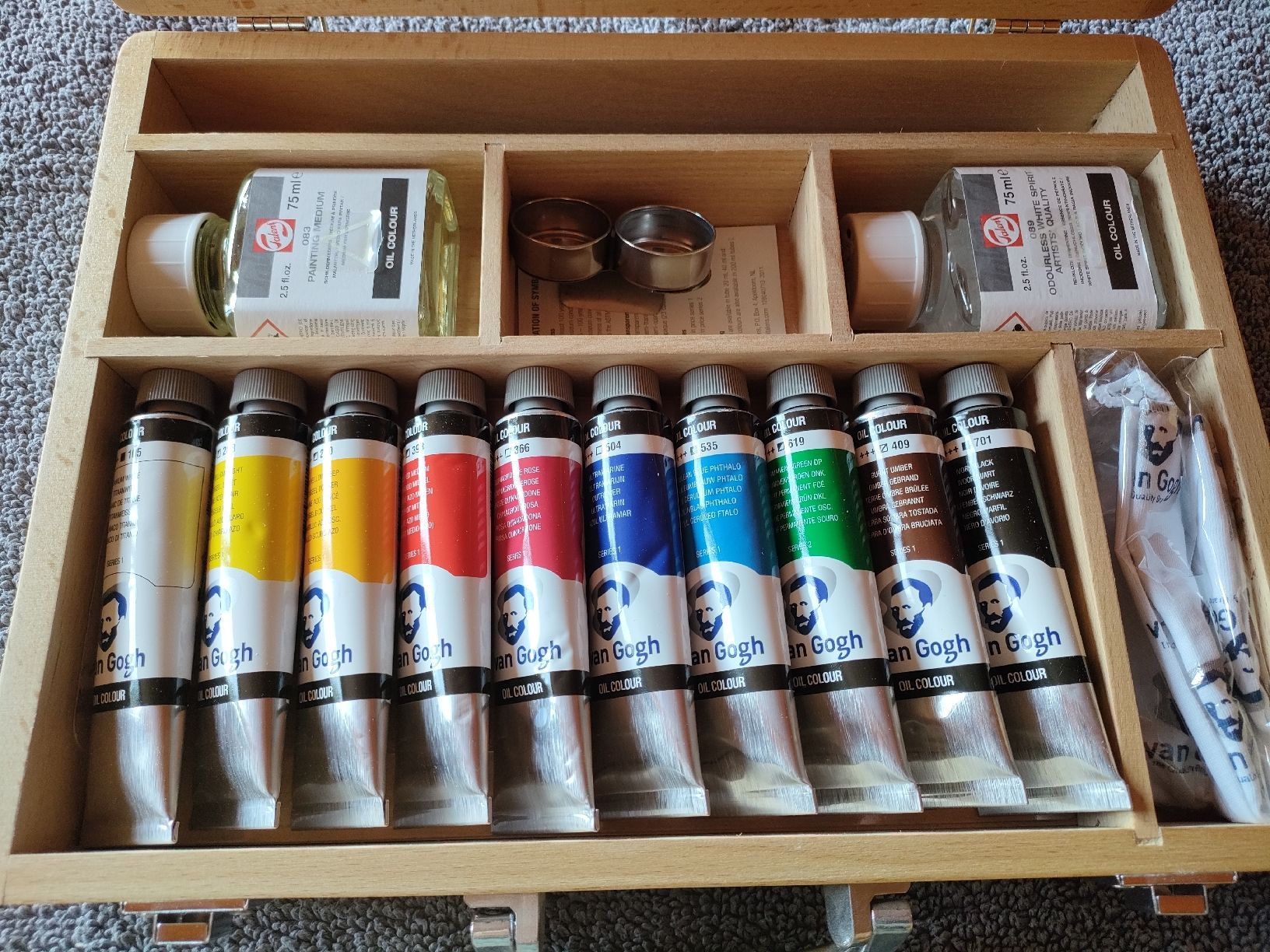 Farben: Van Gogh Ölfarben Set  – Neu und originalverpackt aus Scheunen von klare2