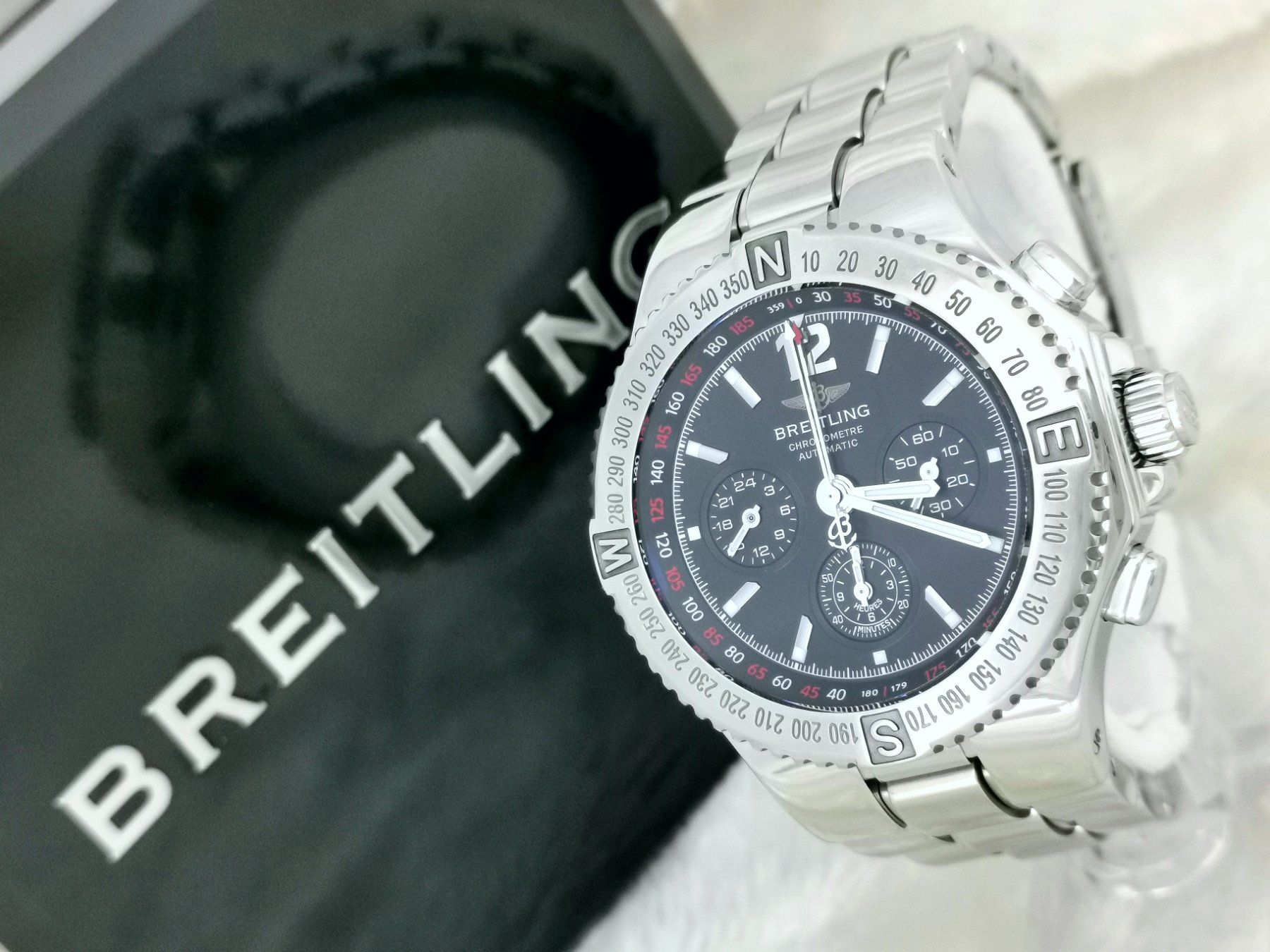 Breitling Orologi: Breitling Hercules neuwertig Full Set ref.A39362 – Nuovo (secondo la descrizione) da Nottwil venduto da Kaufen003 4