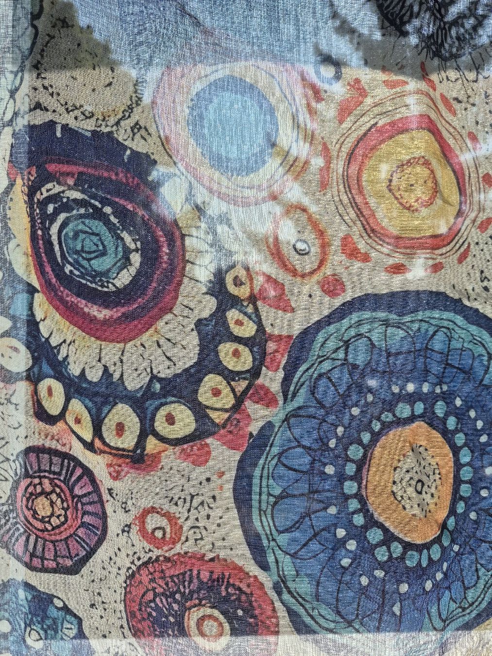 Vorhänge: 2 Vorhangschals mit Boho Muster – Neu (gemäss Beschreibung) aus Gerlafingen von nila44 1