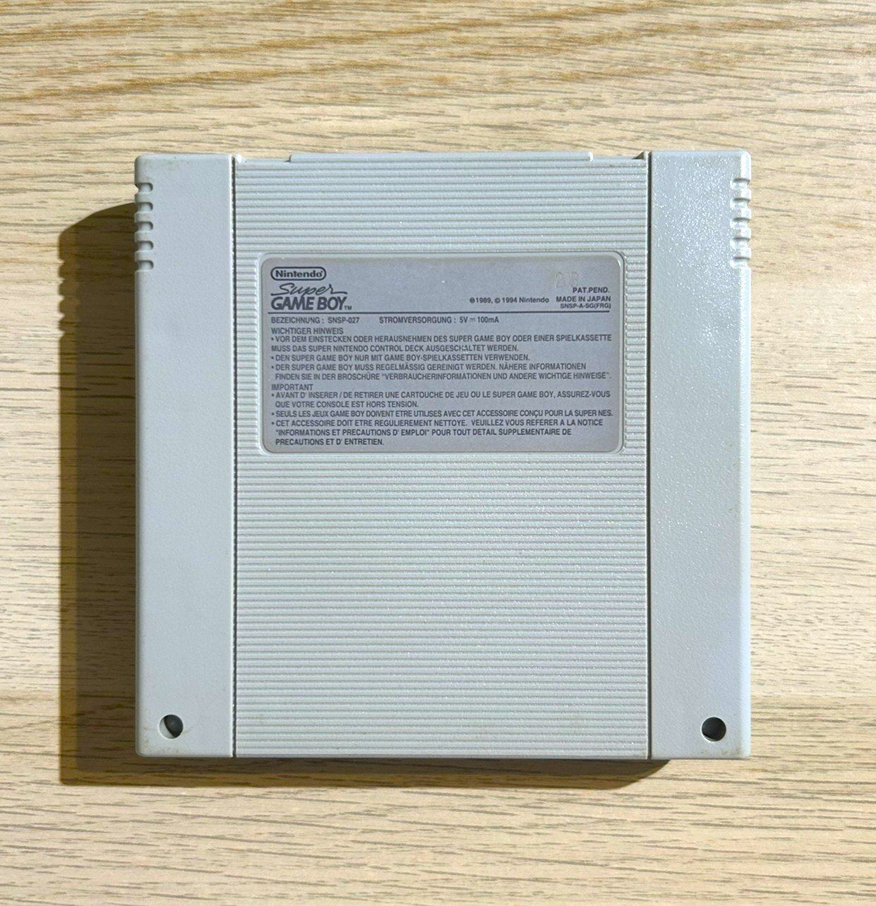 Nintendo Giochi: Super Game Boy Adapter Super Nintendo SNES – Usato da St. Gallen venduto da Alpine.Arcade 1