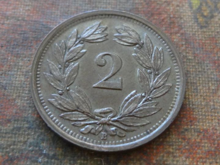 Tutti le monete: 2 Rp. 1933  (D) – Usato da Romanel-sur-Lausanne venduto da Swift13 1