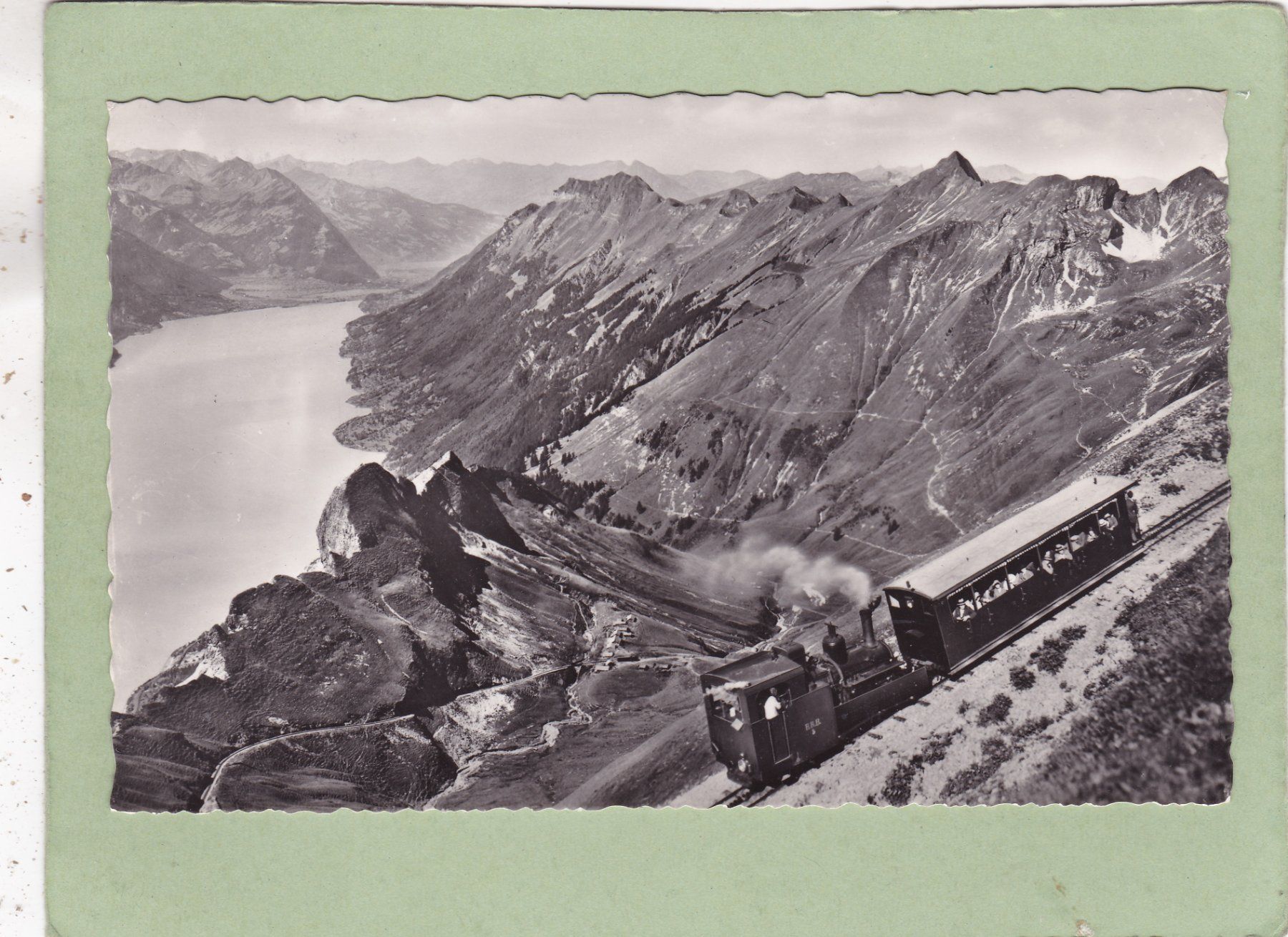 Ansichtskarten: Brienzer Rothorn 1952 – Gebraucht aus Herisau von Lisegrat2008