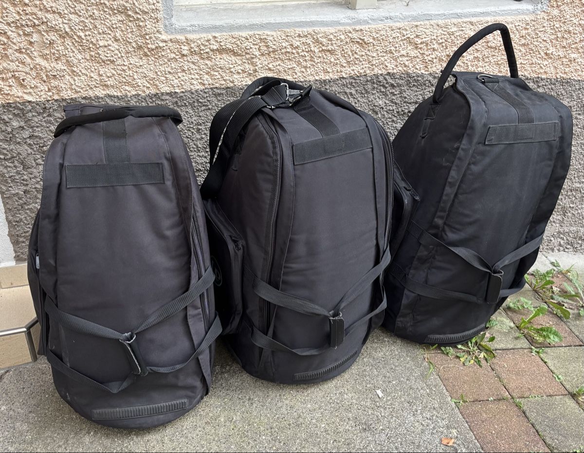 Musikinstrumente: LP Galaxy 3-er Conga Set plus Trolleys – Gebraucht aus St. Gallen von Banche 9