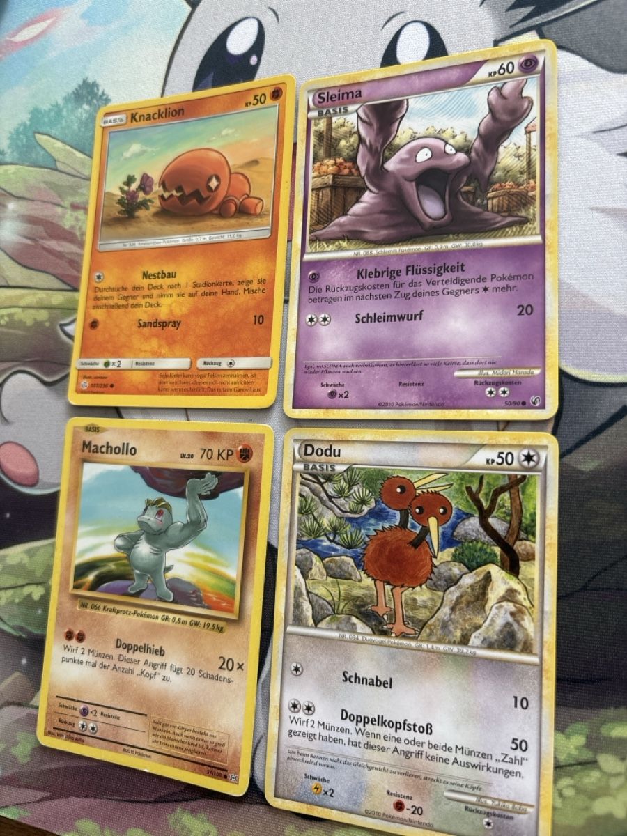 Pokémon Sammelbilder & Trading cards: Pokemon Karten 4 er Kombo – Gebraucht aus Dietikon von PokemonSwissSpotify 1