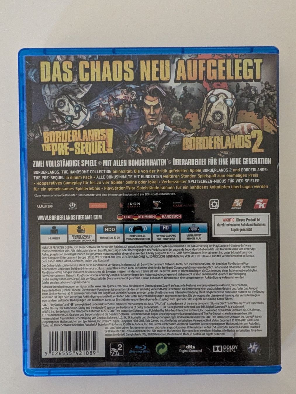 Sony Giochi: Playstation 4 - Borderlands ab 1Fr – Usato da Kappel SO venduto da Knoggaz 2