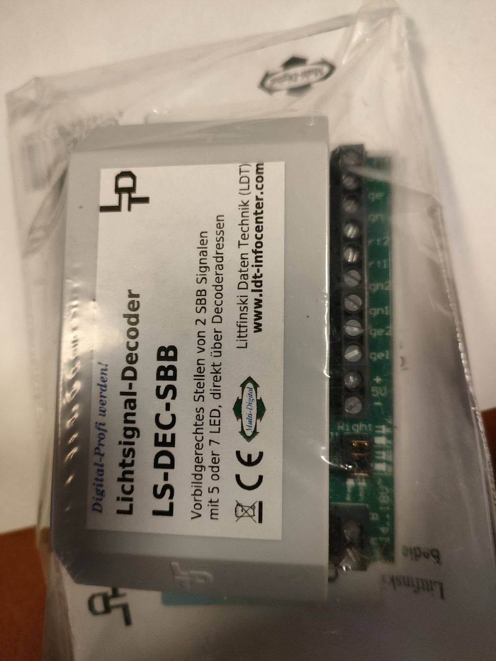 SBB/CFF/FFS Modellini di ferrovie: LDT Lichtsignal-Decoder – Nuovo e nell'imballaggio originale da Ecoteaux venduto da jappy54