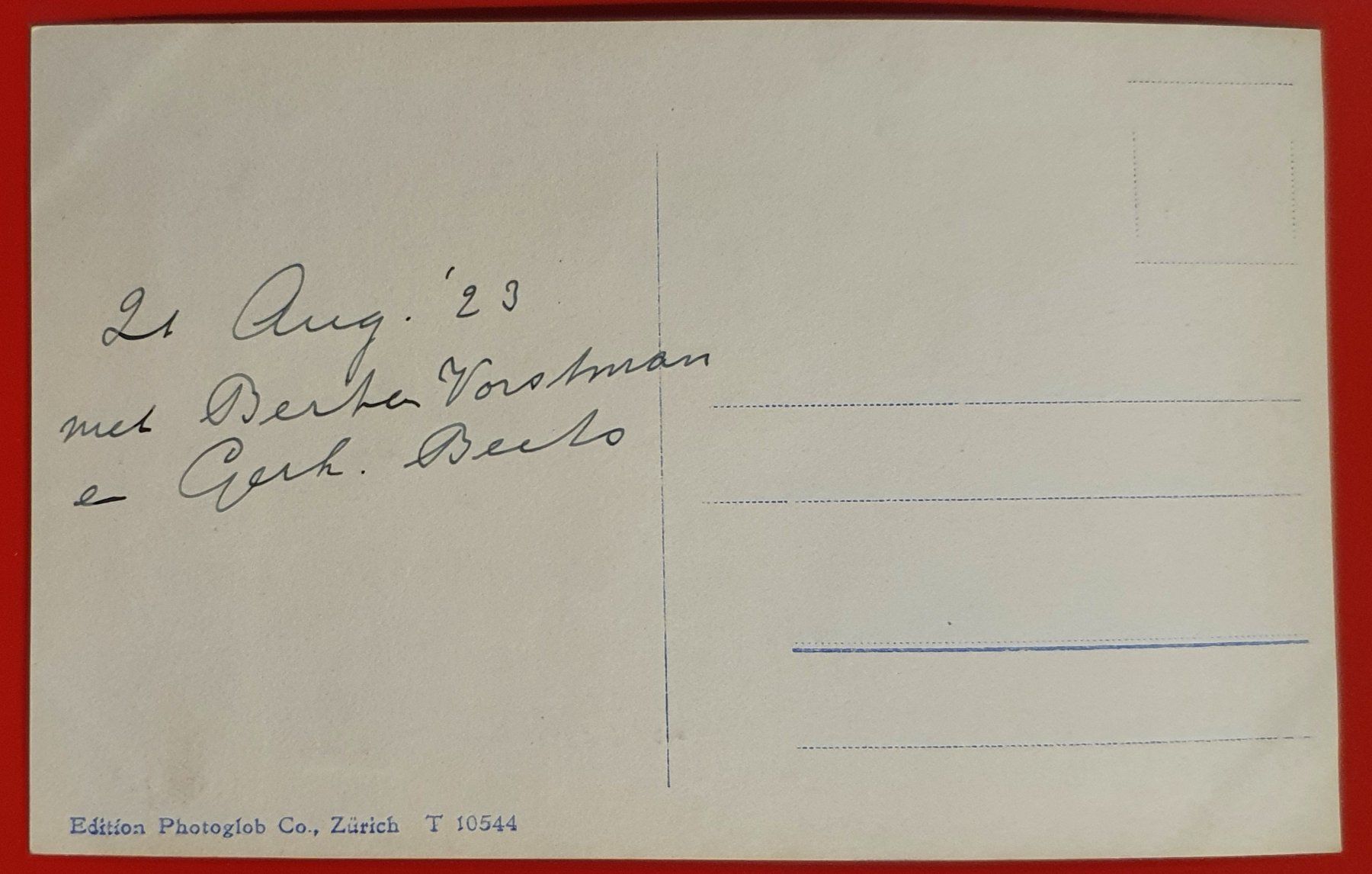 Ansichtskarten: Gemmi mit Altels 1923 – Gebraucht aus Kreuzlingen von Rschweiz1 1