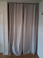 Rideaux gris fonce, gris clair 140x300cm