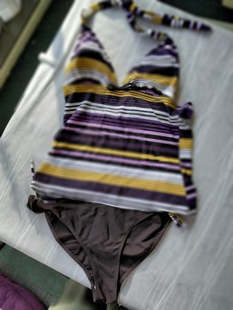 TANKINI VIOLETT BRAUN GR.40