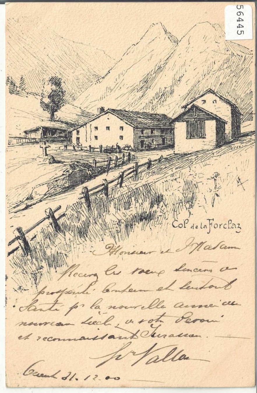Ansichtskarten: Col de la Forclaz - Meltzer – Gebraucht aus Ettingen von Kartenplanet