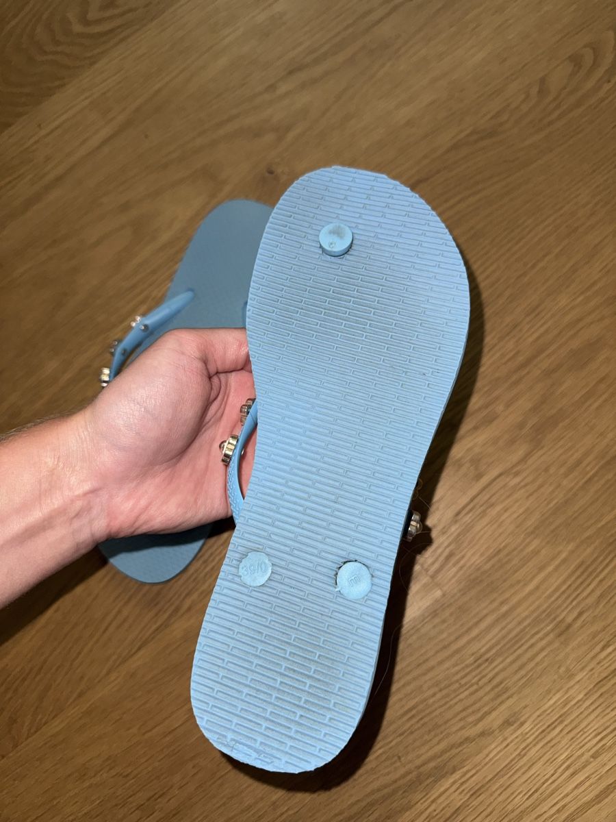 Havaianas Damenschuhe: Original Blauen Blumen Havaianas – Gebraucht aus Bottmingen von Itsclaire 4