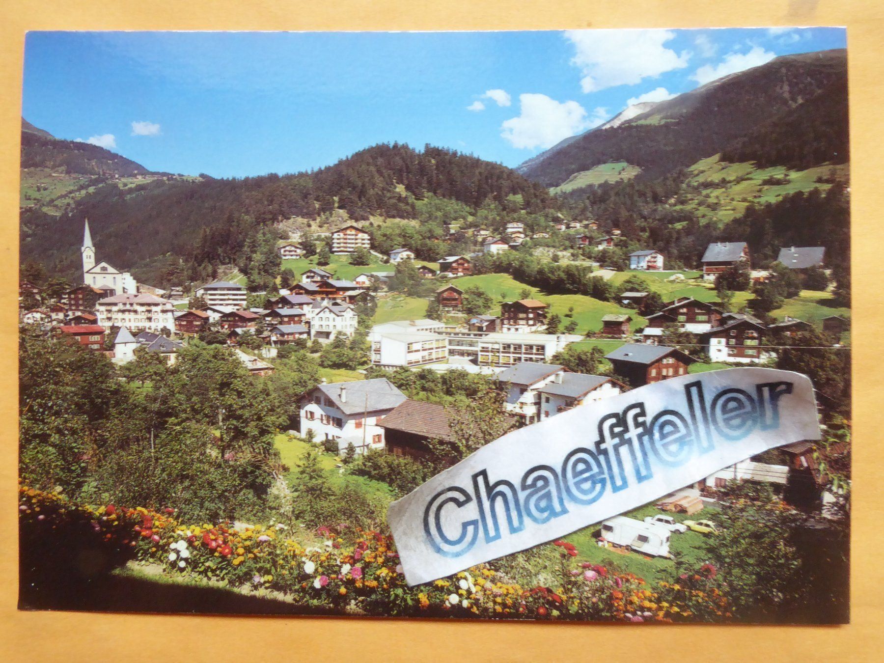 Cartoline postali: 43753 Fiesch, Wallis – Usato da Zürich venduto da Chaeffeler