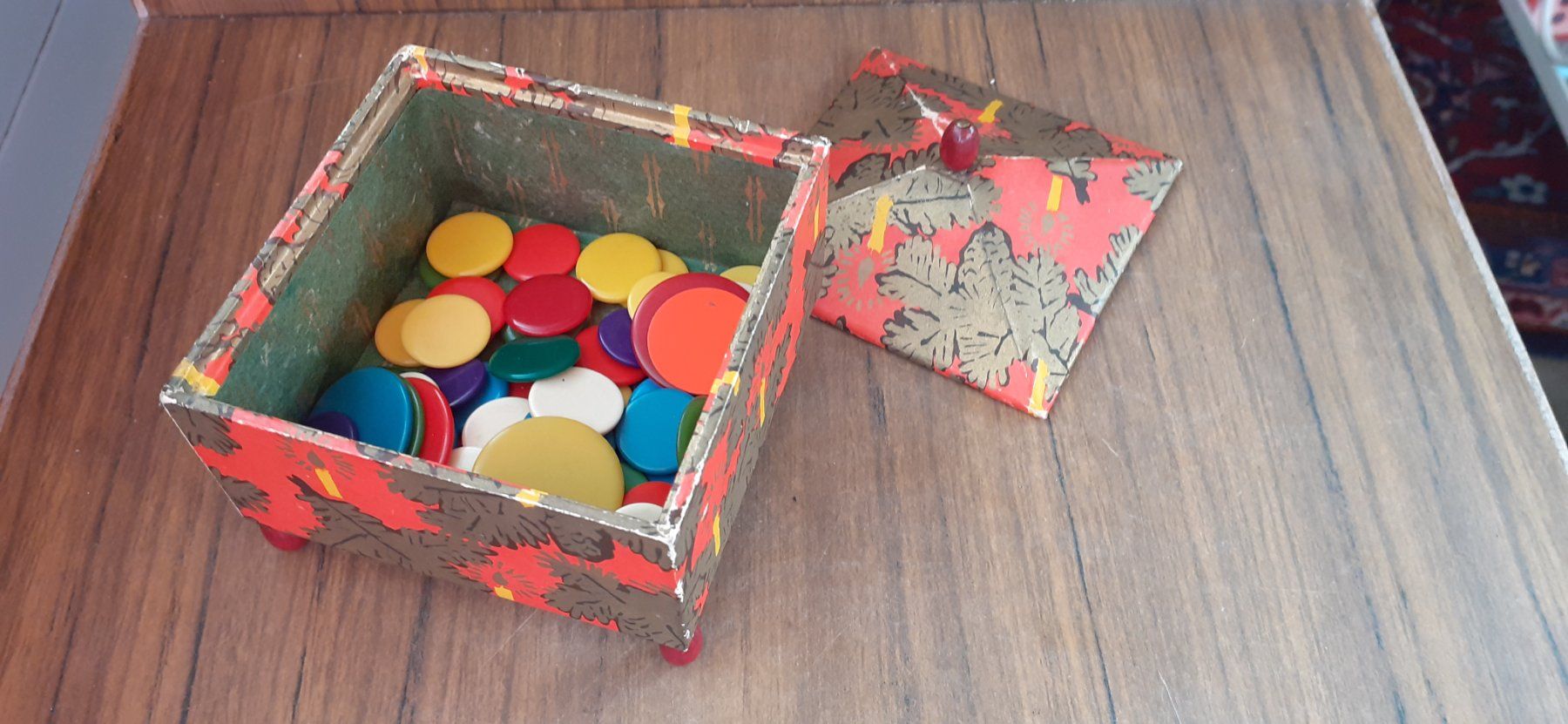 Spiele: Spielsteine Vintage mit Schachtel – Gebraucht aus Mörschwil von lindaswunderkiste 4