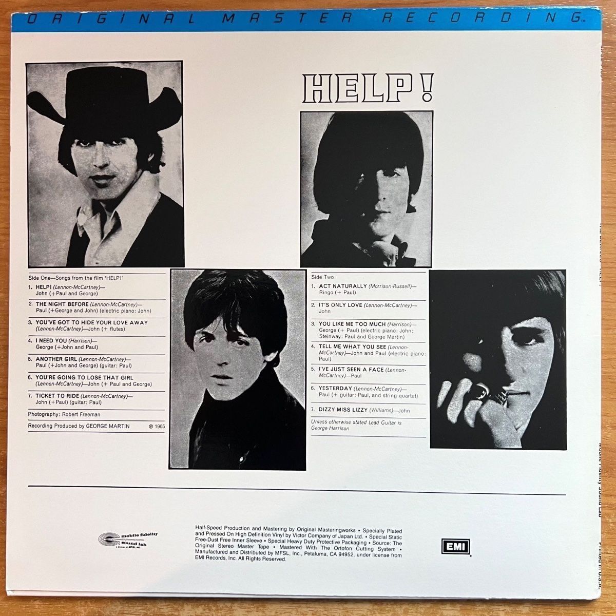Schallplatten: Beatles - Help / Audiophile MFSL 1985 - TOP – Gebraucht aus Gais von soundcave57 1
