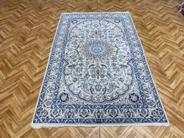 Nain 9la Perserteppich 215*132cm handg.frisch prof.gewaschen