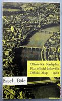 Offizieller Stadtplan Basel Bâle 1961