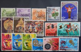 Trinidad und Tobago British Lot mit alten Werten IX