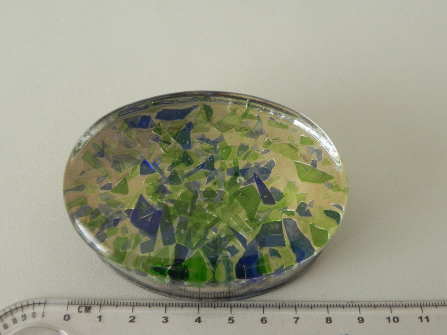 Altro in Decorazioni & Accessori: Versilberte schwer Dose mit Glasdeckel – Usato da Minusio venduto da Lory64 9