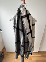 Zara Schal gestreift schwarz/weiss