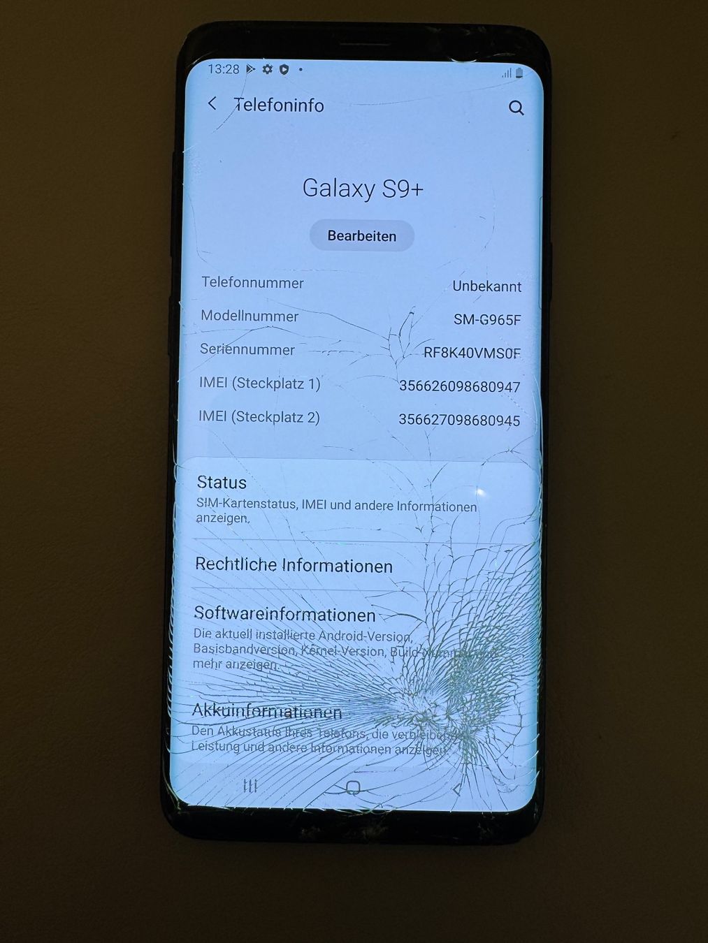 Samsung Handys / Smartphones: Samsung Galaxy S9+ – Defekt aus Adliswil von Busys 1