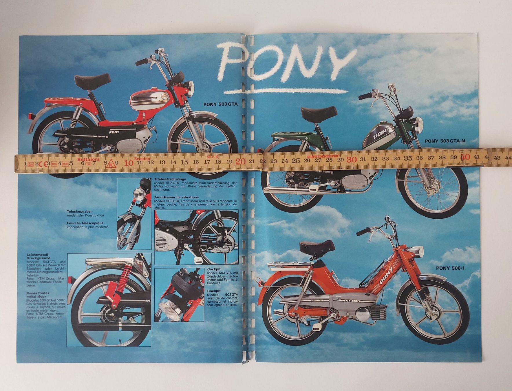 Pony Documenti: Prospekt Mofa Pony 503 GTA – Usato da Schenkon venduto da TG10 1