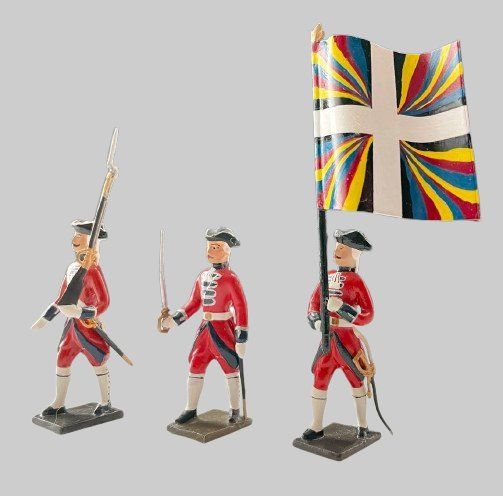 PLATS D'ÉTAIN ZINNFIGUREN 40mm Mignot Lucotte CBG - Lot Empire