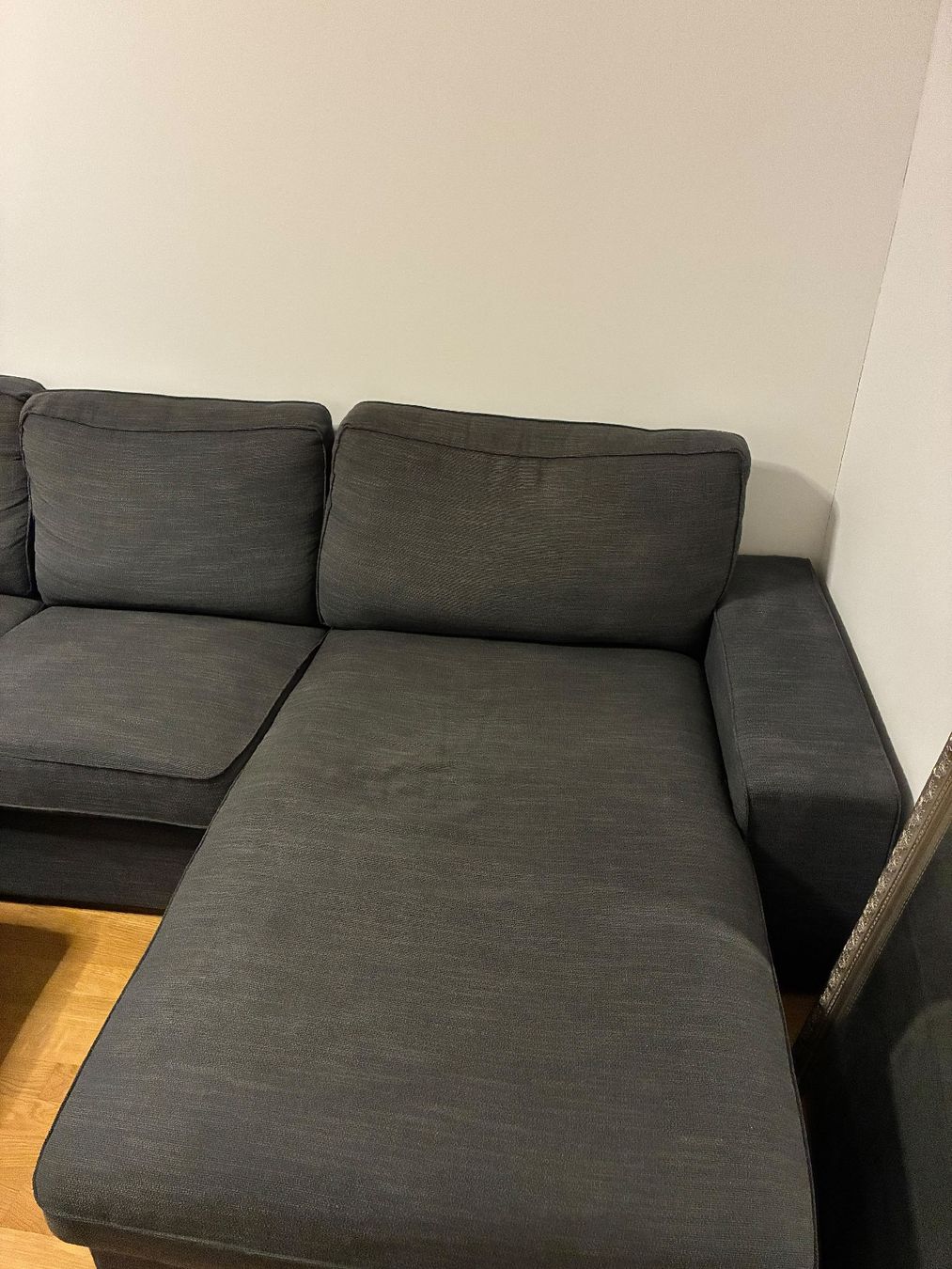 Ikea Sofas: GRATIS: IKEA Gronlid Sofa mit Hocker dunkelgrau – Gebraucht aus Münchenstein von sabrinchen02 2