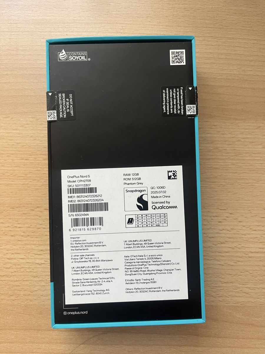 OnePlus Handys / Smartphones: OnePlus Nord 5, 512GB, Gris Phantom, neuf! – Neu und originalverpackt aus Crans-Montana von gigi8310 3