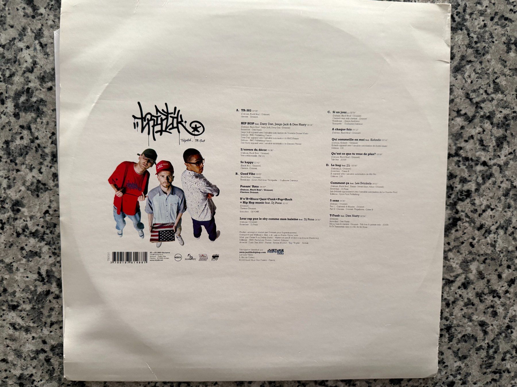Schallplatten: Triptik – TR-303 [2LP FR 2003] – Gebraucht aus Tamins von Dark-Skull-Vinyl 1