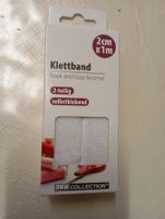 Klettband selbstklebend 2cm x 1m weiss neu