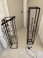 1x Stehlampe & 1x Hängelampe von Pfister (metall, schwarz)