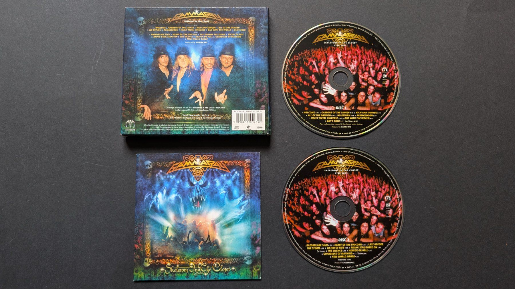 CD: Gammaray | Skeletons in the Closet Live | CD – Usato da Bottmingen venduto da dan_c5wb 1