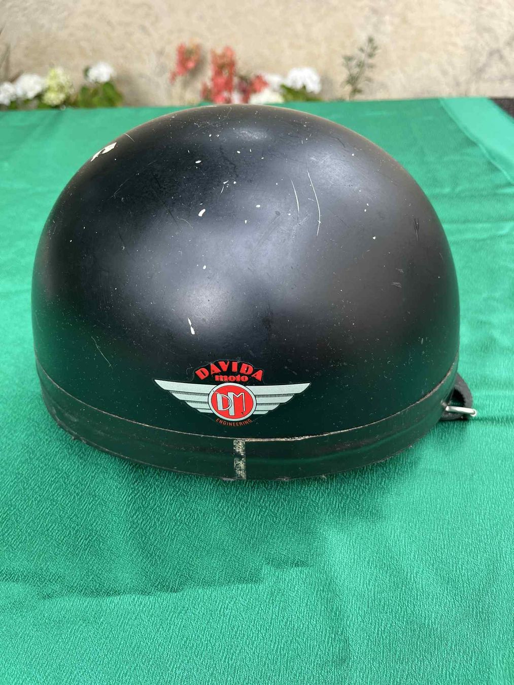 Abiti antichi: ancien casque moto Davida englais – Usato da Genthod venduto da Lenas9