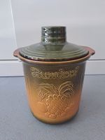 Rumtopf Keramik West Germany mit Deckel guter Zustand