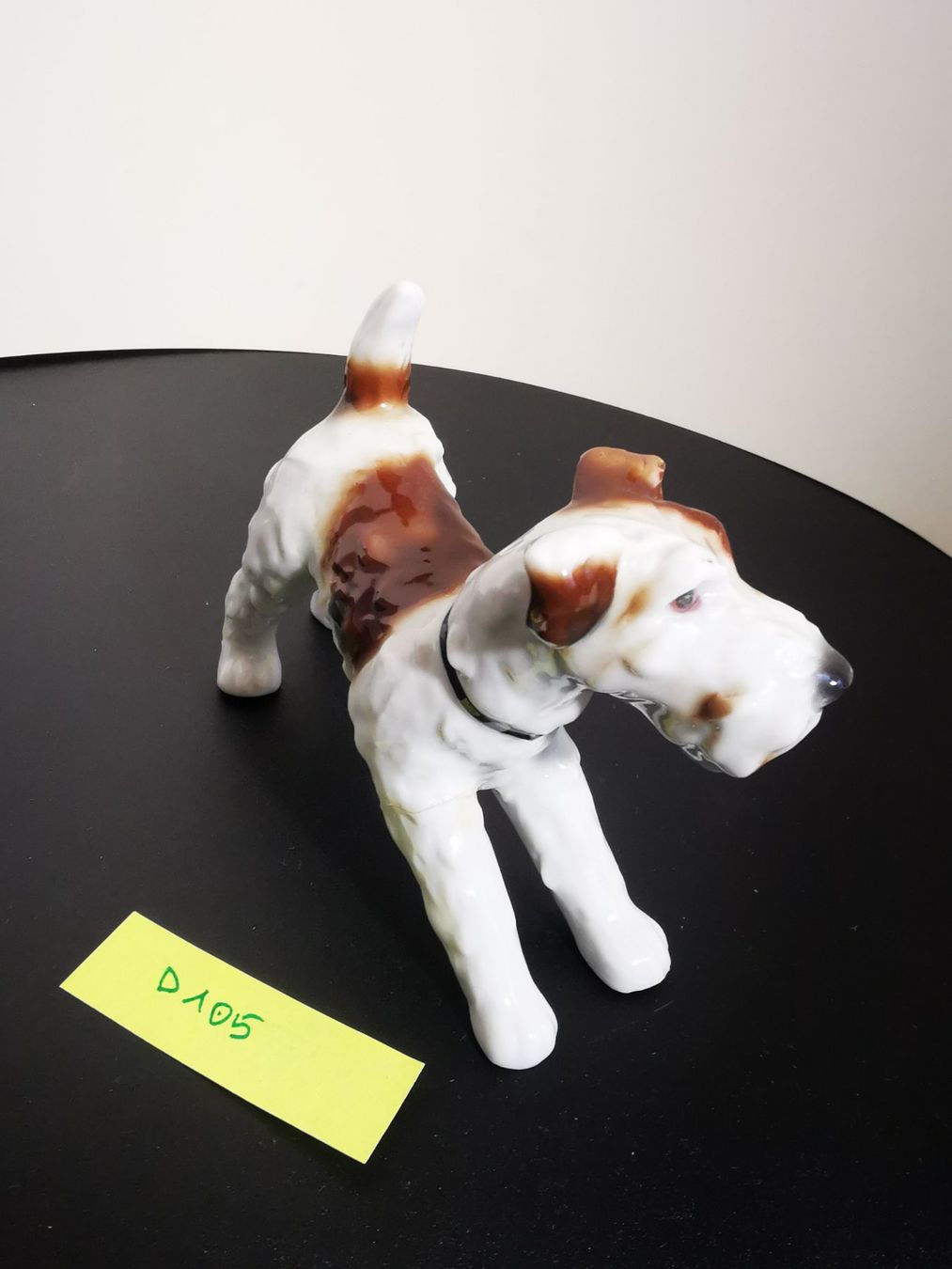 Statuette: Hundefigur Drahthaar Terrier; Wire Fox Terrier – Usato da Dübendorf venduto da aschiduebendorf 3