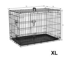 + Hundetransportbox Hundekäfig Transportbox Gitterbox