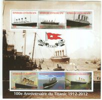 Block "Titanic". Zentralafrikanische Republik