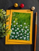 Hand-Painted Floral Card/ Birthday Card -Perfect Spring Gift