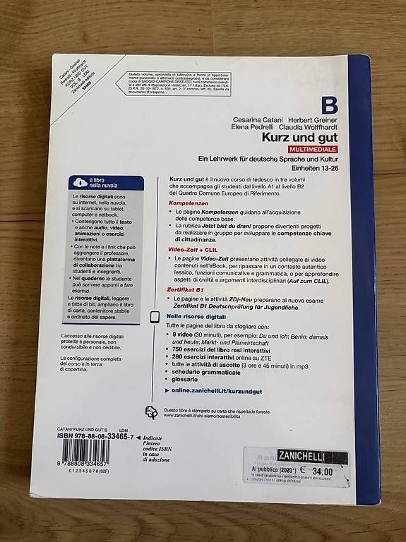 Libri: Kurz und gut B  Multimediale – Usato da Stabio venduto da des_z2st 1