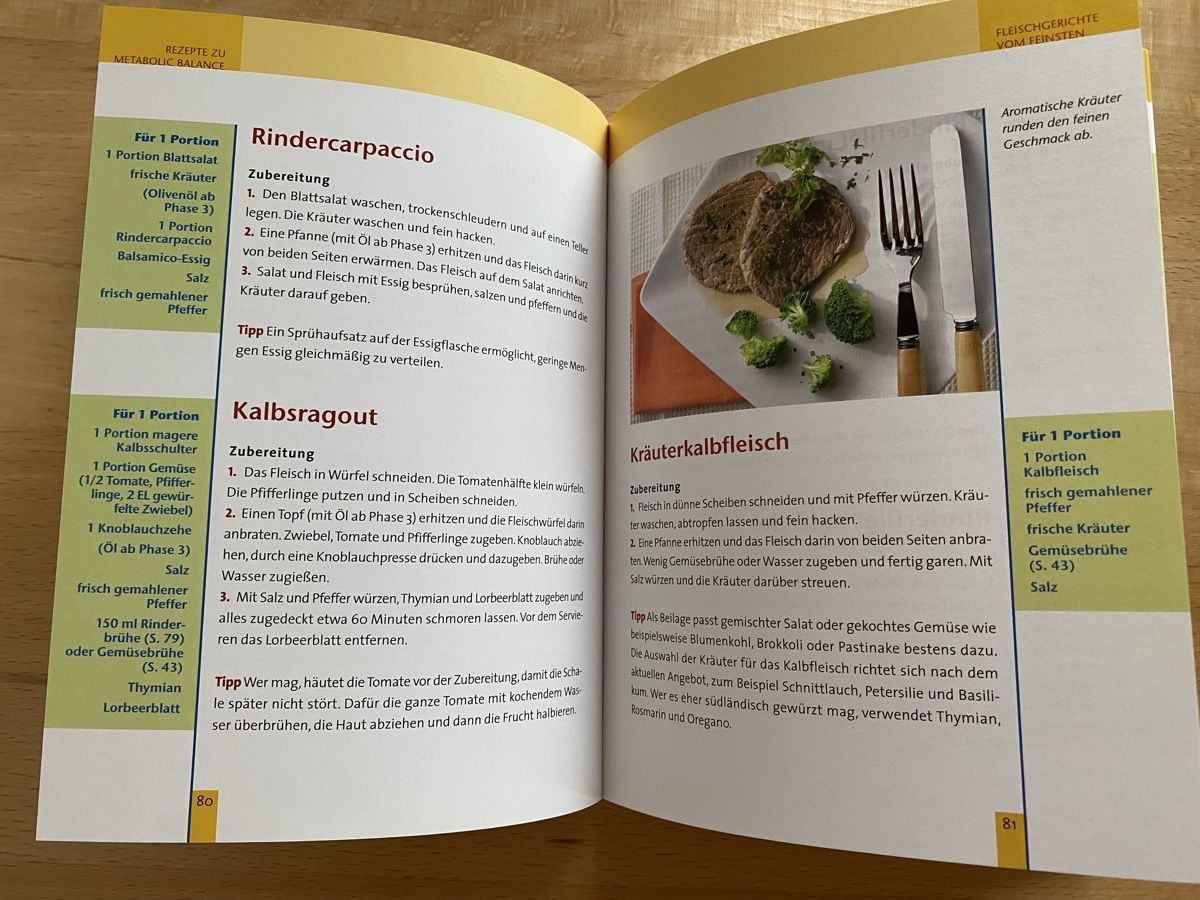 Libri: Metabolic Balance  Das Kochbuch - Dr. med. Wolf Funfack – Usato da Schwarzenburg venduto da Michellu 9