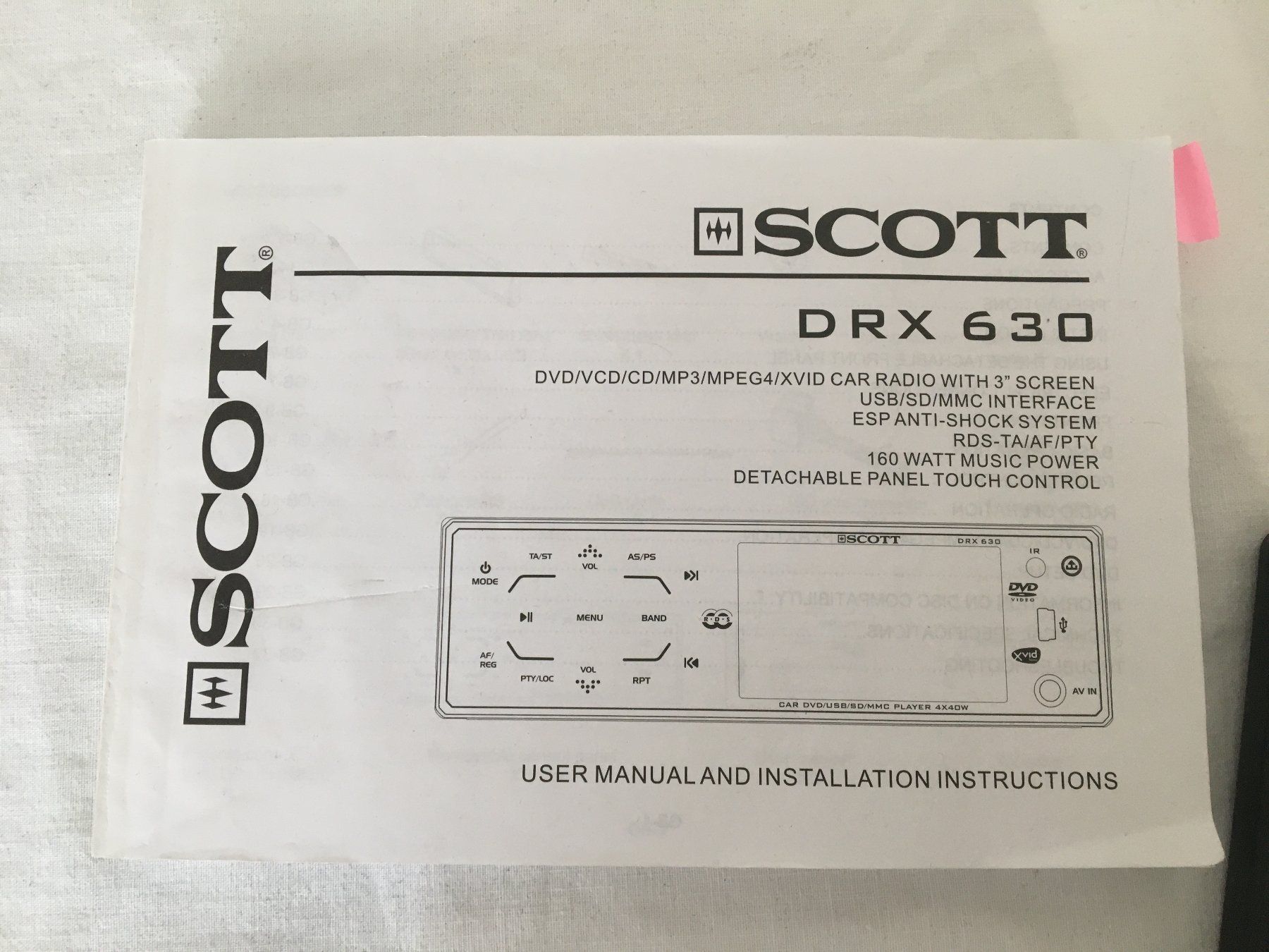 Radio: SCOTT DRX 650 Autoradio – Usato da Bergdietikon venduto da Werkler33 5
